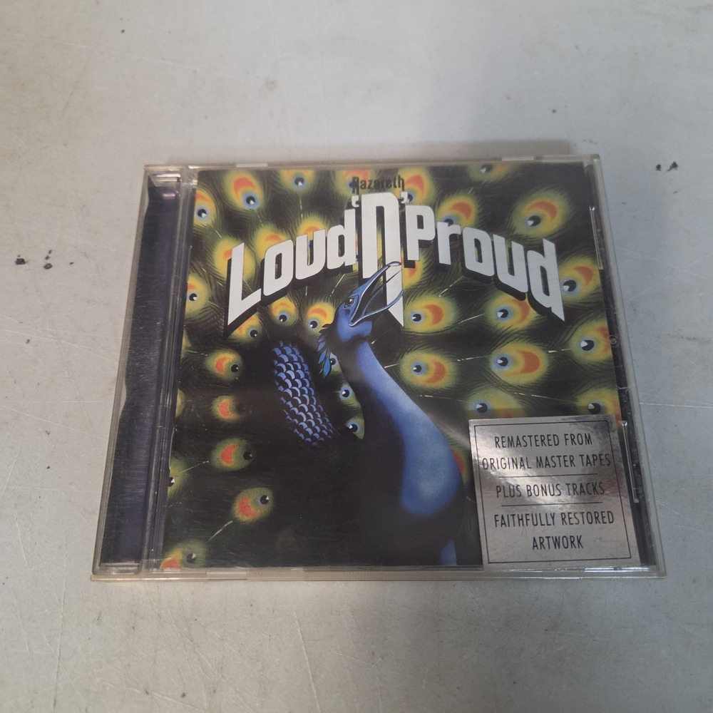 Nazareth Loud N Proud CD 20 Bit Remaster Bonus Tracks 1996 Castle ESMCD 379